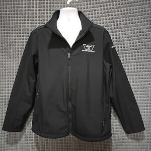 Fleece Lined Windbreaker Jacket SzXL Zip PortAuthority Lightweight Work Trucking